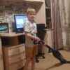 Настя и Даня Чуркины-трудовой десант! Мамины помощники!