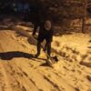 Помощь соседям в расчистке снега